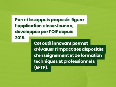 L'OIF soutien l'insertion professionnelle des jeunes