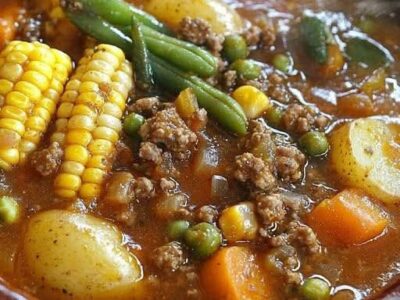 Ragoût de feu de camp copieux