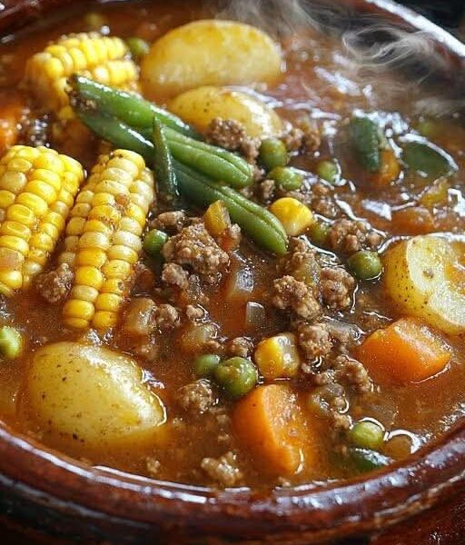 Ragoût de feu de camp copieux